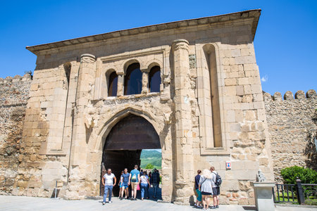 Mtskheta, Georgia - May 27, 2019: Monastery Svetitskhoveli in Mtskhetaのeditorial素材
