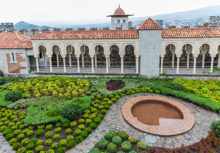 Akhaltsikhe, Georgia - May 23, 2019: The Rabati Castle - medieval castle complex in Akhaltsikhe, Georgia.のeditorial素材