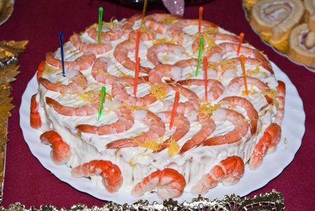 shrimp cakeの写真素材