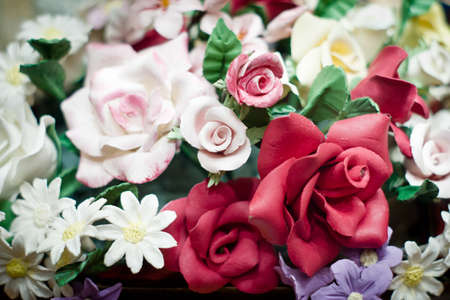 handmade flowersの写真素材