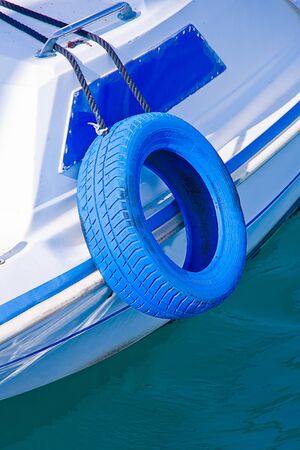boat in Fuengirola port, Spainの写真素材