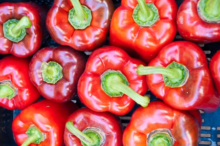 red peppersの写真素材