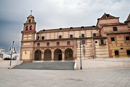 church in Malaga, Spain. Santuario de la Victoria.の写真素材