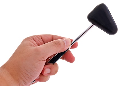 Doctor holding a reflex hammer の写真素材