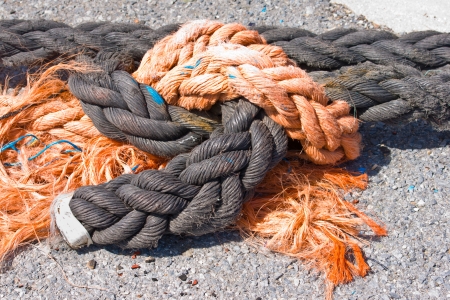 seafaring ropesの写真素材