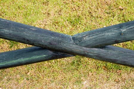 Wooden fenceの写真素材