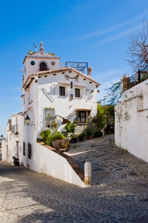 Macharaviaya in Malaga, Andalucia, Spainの写真素材