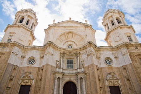cathedral, Cadiz in Andalucia, Spainの写真素材