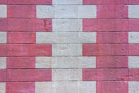 pink and white wall textureの写真素材