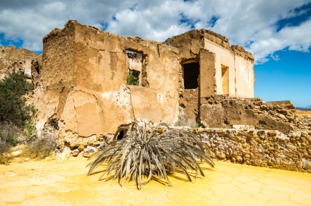 old mine in Mazarron, Murcia, Spainの写真素材