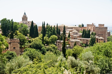Alhambra in Granada, Andalucia, Spainのeditorial素材