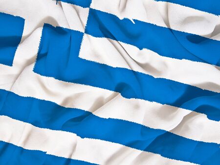 Greece flag towelの写真素材