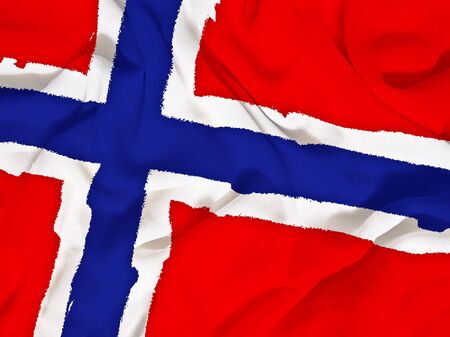 Norway flag towelの写真素材
