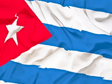 Cuba flagの写真素材