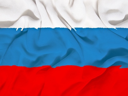 Russia flag towelの写真素材