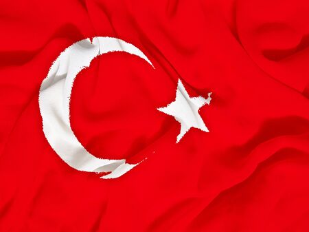 Turkey flag towelの写真素材