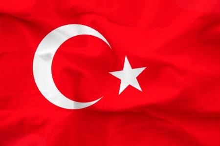 Turkey flagの写真素材