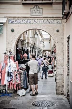 Granada in Andalucia, Spain. View of Juderia.のeditorial素材
