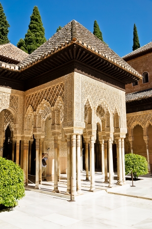 Alhambra in Granada, Andalucia, Spainのeditorial素材