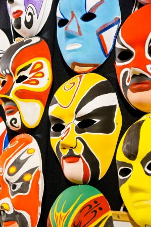 Chinese masksの写真素材