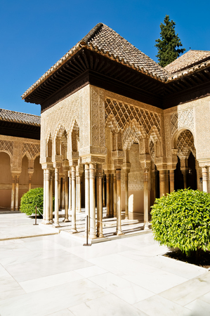 Alhambra in Granada, Andalucia, Spainの写真素材