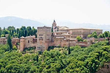 Alhambra in Granada, Andalucia, Spainのeditorial素材