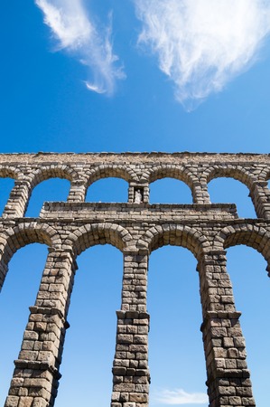 Acueducto in Segovia, Spainの写真素材