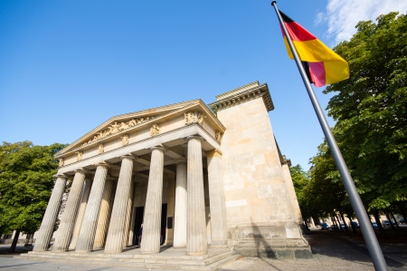 BERLIN, GERMANY - SEPTEMBER 17: Neue Wache, Unter den Linden street on September 17, 2013 in Berlin, Germany.のeditorial素材