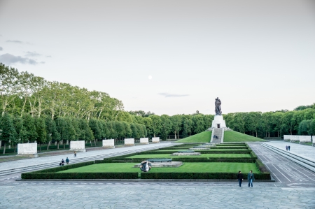 Soviet War Memorial in Treptower Park, Berlin, Germanyのeditorial素材