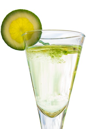 cocktail on white backgroundの写真素材