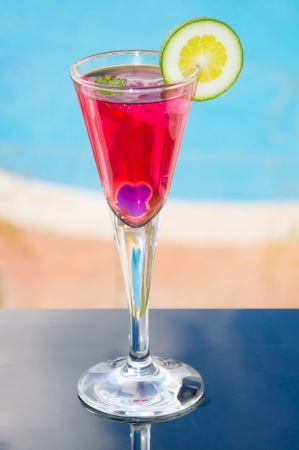 Red cocktailの写真素材