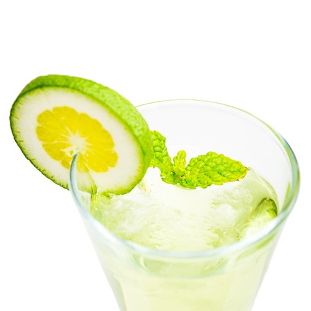 cocktail on white backgroundの写真素材