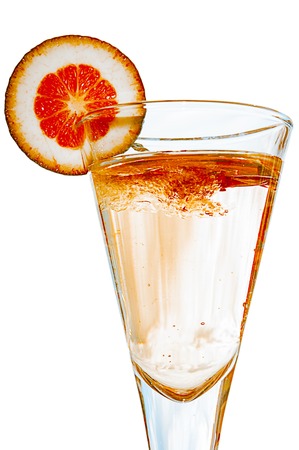 cocktail on white backgroundの写真素材