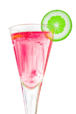 cocktail on white backgroundの写真素材