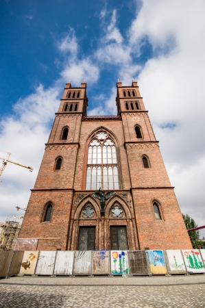 BERLIN, GERMANY - SEPTEMBER 21: Friedrichswerder Church, built in 1831 on September 21, 2013 in Berlin, Germany. のeditorial素材