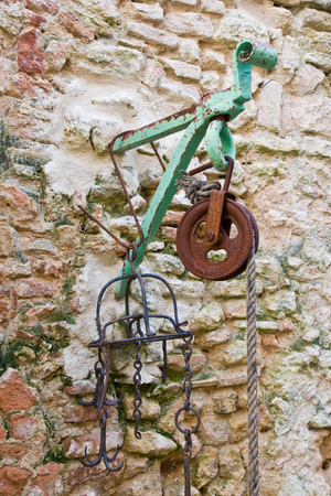 old pulleyの写真素材
