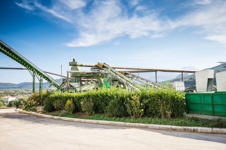 olive oil industry in Cordoba, Spainの写真素材