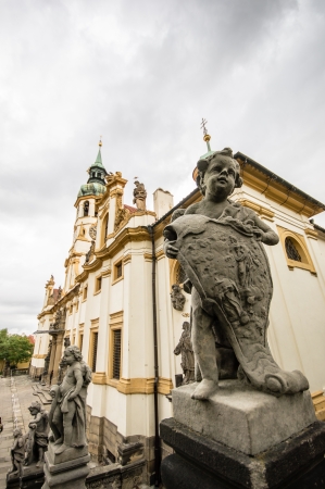 Loreto church in Prague, Czech Republicの写真素材
