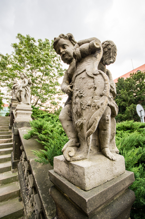 Loreto church in Prague, Czech Republicの写真素材
