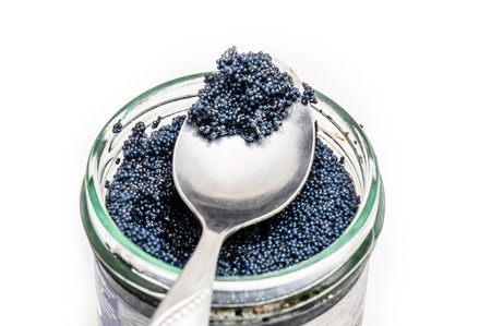 spoon black caviarの写真素材