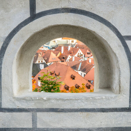 Cesky Krumlov, Czech Republicの写真素材