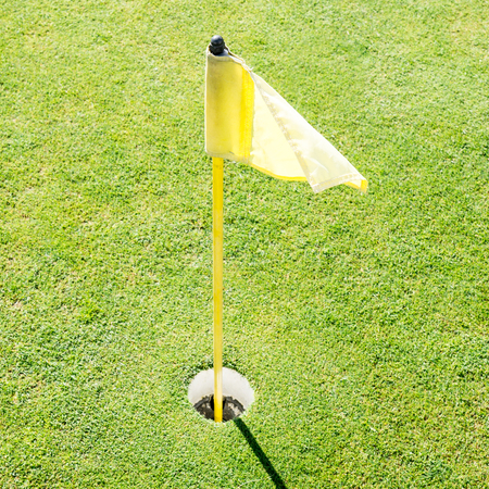 golf course in Mijas, Malaga, Spainの写真素材