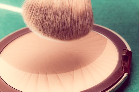 makeup brush, vintage styleの写真素材