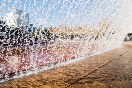 Parque das Nacoes, Expo district in Lisboa, Portugal の写真素材