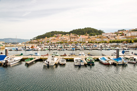 port in Muros in Galicia, Spainのeditorial素材