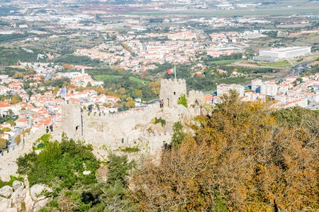 Mouros castle in Sintra, Portugalのeditorial素材