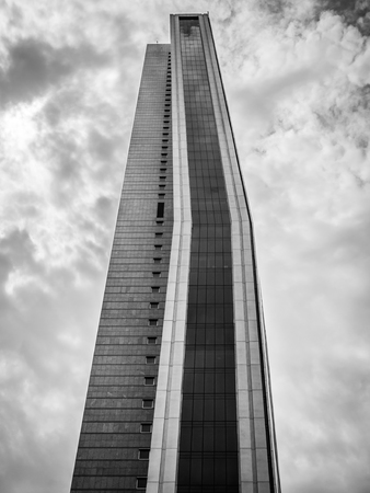 DUBAI, UAE - MARCH 16: skyscraper on March 16, 2015 in Dubai, UAE.のeditorial素材