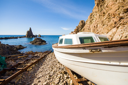 Cabo de Gata in Almeria, Spainの写真素材