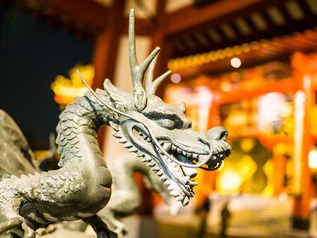 TOKYO, JAPAN - MARCH 21: Sensoji Temple on March 21, 2015 in Tokyo, Japan. This buddhist temple is the symbol of Asakusa and one of the most famous temples of Japan.のeditorial素材