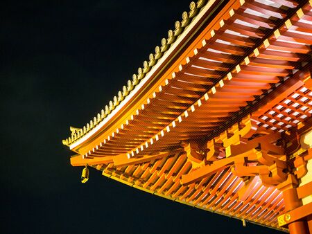 TOKYO, JAPAN - MARCH 21: Sensoji Temple on March 21, 2015 in Tokyo, Japan. This buddhist temple is the symbol of Asakusa and one of the most famous temples of Japan.のeditorial素材